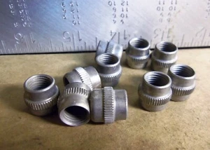 Paquete de 10 tuercas redondas (NOS) - Imagen 1 de 3