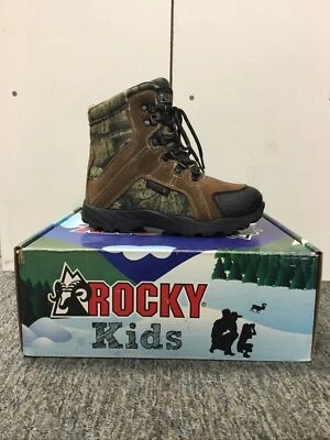 Nuevas botas de caza Rocky 3710 800G marrón/camuflaje para niños talla 10 medianas Foto 1 de 4
