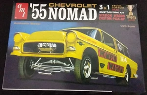 AMT 1955 1:25 Scale Chevrolet NOMAD 3-IN-1 KIT #AMT1297/12 NEW in Open Box - Picture 1 of 9