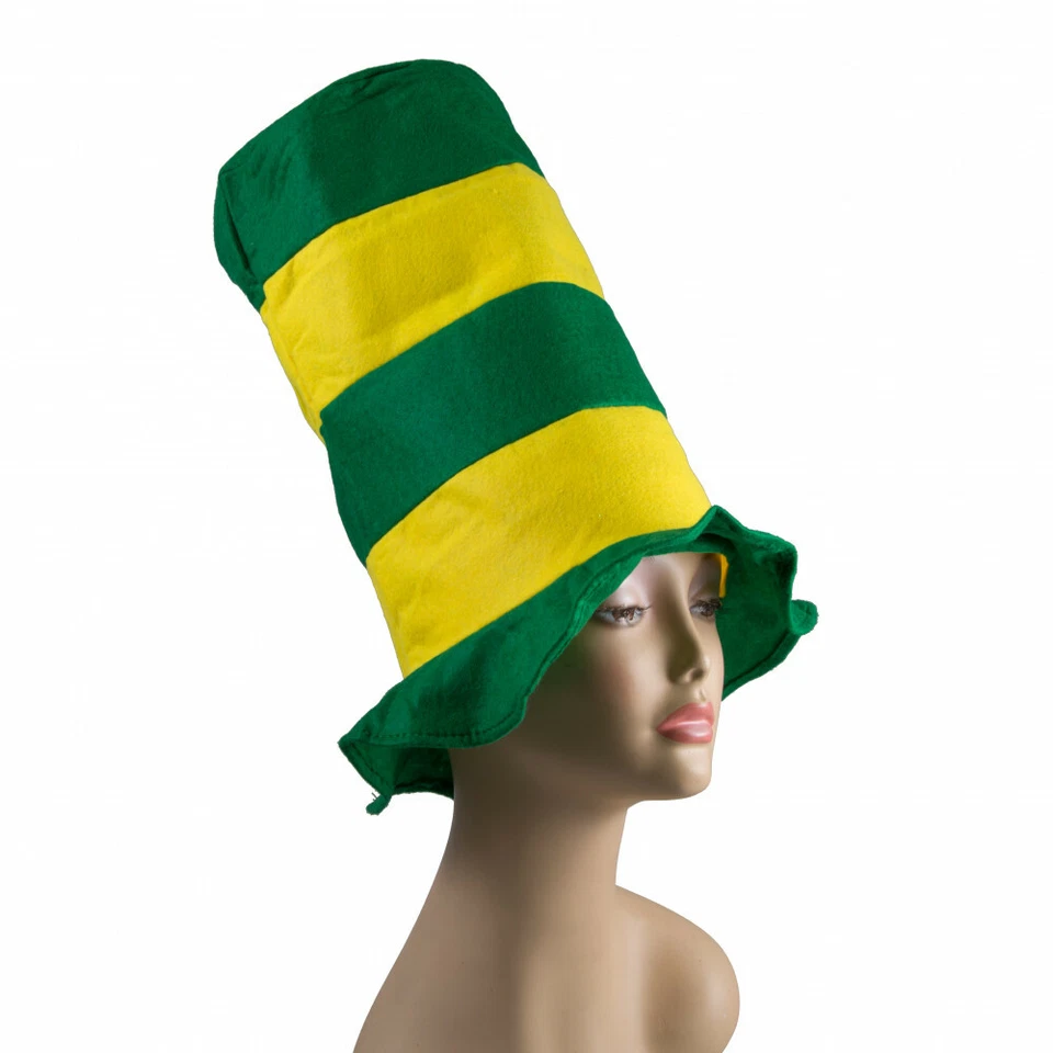 Mardi Gras Felt Stove top hat Green/Yellow Hat Green Bay Packers - Image 1 of 1
