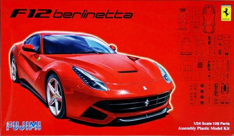 Fujimi 125626 Ferrari F12 Berlinetta Kit Montaggio 1/24 - Immagine 1 di 1