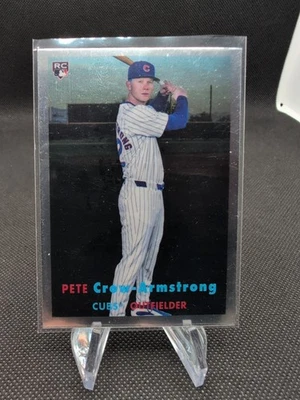2024 Topps Chrome Lids Mitchell & Ness Pete Crow-Armstrong Rookie RC #8 #Cubs - Image 1 of 2