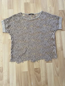 Bluse Spitze von Luisa Cerano Gr. 38 taupe wie neu! - Bild 1 von 3