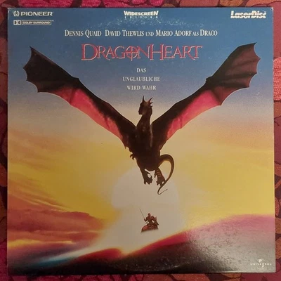 Dragonheart • Laserdisc • PAL Deutsch • sehr guter Zustand • Widescreen Edition - Bild 1 von 3