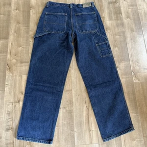 DKNY Jeans Carpenter Jeans Denim 34 x 34 Dark Wash Blau Große Taschen Y2K 90er - Bild 1 von 10