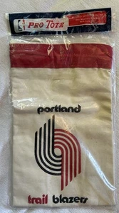 Bolso de Mano Vintage Portland Trailblazers NBA Pro Nuevo en Paquete Nuevo de Lote Antiguo - Imagen 1 de 4