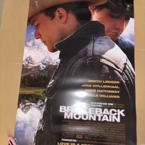BROKEBACK MOUNTAIN ORIG 27X40 DS MOVIE POSTER 2005 HEATH LEDGER - Picture 1 of 5