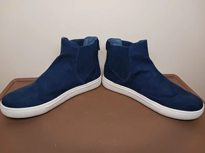 2 pares de botas de tornozelo Steven by Steve Madden camurça azul e cinza sola de borracha 7,5 - Imagem 1 de 4