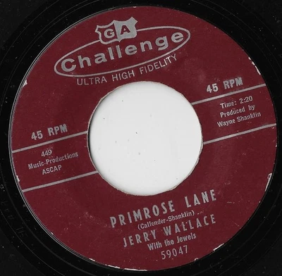 Primrose Lane / By Your Side / Jerry Wallace VG+ - Image 1 of 2