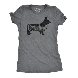 Womens Corgi Mom T Shirt Funny Dog Mama T Shirt Great Pet Lover Gift - Picture 1 of 7