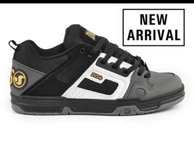 Zapatos de skate para hombre DVS Comanche nuevos en caja negros blancos carbón Foto 1 de 4