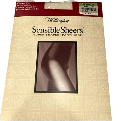 Pantimedias Worthington Sensible Sheers Control Top Promedio Hueso Nuevas Foto 1 de 4