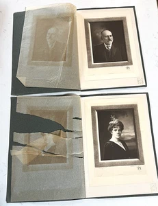 Lote 2 fotos vintage de marido esposa Glasgow Escocia larvo identificado - Imagen 1 de 20