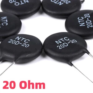 NTC 20D-20 Thermistor 20Ω Thermally Sensitive Resistor MF72 Inrush Current Limit - Picture 1 of 3