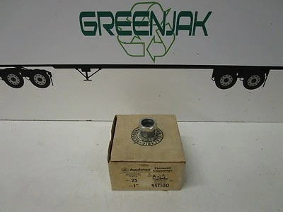 APPLETON 95T100 1" COMPRESSION RING TYPE EMT THINWALL COUPLINGS - NOS -FREE SHIP - Image 1 of 4