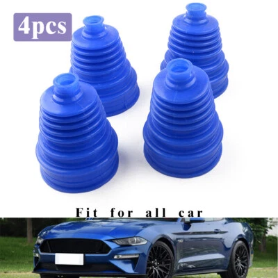 4x High Quality Silicone CV Constant-velocity Joint Boot Drive Shaft Universal Foto 1 de 4