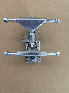 Penny Skateboard trucks NOS old school 3.25” 6” overall polished silver - Picture 1 of 4