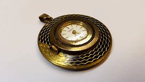  Taschenuhr Preziosa Kettenuhr Uhr Handaufzug vergoldet 17 Rubis  Shockproof - Picture 1 of 5