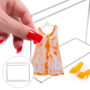 Doll House Mini Clothes Rack Miniature Furniture Dollhouse Accessory - Picture 1 of 11