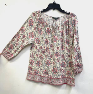 Ralph Lauren Damen Langarmhemd geblümt Größe L - Bild 1 von 3