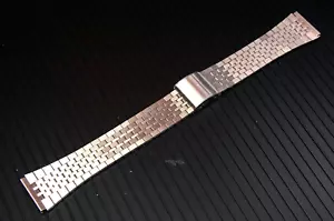 Vintage NOS Flat 7 Links Bracelet for KING Quartz SEIKO LM 20mm * NO US SELL * - Picture 1 of 14