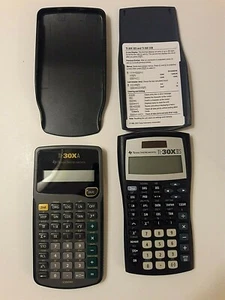 Texas Instruments TI-30Xa batteriebetriebener wissenschaftlicher Taschenrechner und TI-30XIIS - Bild 1 von 6