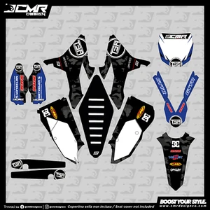 Kit Grafiche per YAMAHA Adesivi In Crystal YZF 250 450 2020 2021 2022 Revolution - Picture 1 of 1