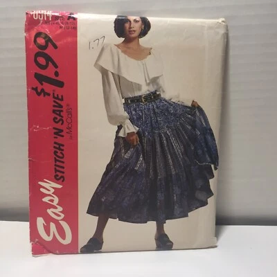 Easy Stitch 'n Save 6914 Size 4-14 Misses' Blouse and Skirt - Image 1 of 3