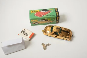 Schuco Porsche 1047 (B5C)W Germany Gold Chrome Lilliput Diecast 356B Speedster - Picture 1 of 8