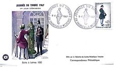 Enveloppe 1er jour France Journée du timbre 1967 (3)