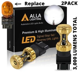 LED 6000K White Front Turn Signal Light Bulb Lamp for 2018-21 Ford F-150,4257NA - Picture 1 of 9