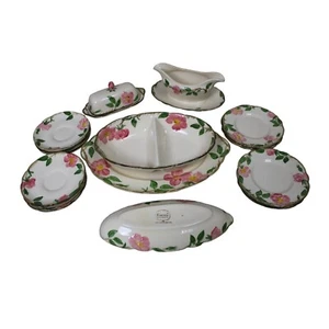 Desert Rose (timbro posteriore USA) 17 pezzi stoviglie francescane - Foto 1 di 23