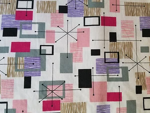 EWC Hipster Geo rosa grau Stoff--gelb/grau/schwarz Stoff--BTY - Bild 1 von 2