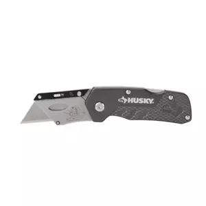 New* Husky Compact Folding Utility Knife Quick Change Blade - Picture 1 of 12