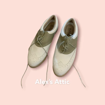 Zapatos de golf Wilson ProStaff para mujer talla 9,5 blanco beige nuevos sin caja GS361 Foto 1 de 3