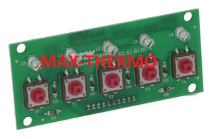 Astoria 18371131  TOUCH PAD ASSEMBLY 5 BUTTONS PUSE BUTTON PANEL Cma, Lavazza - Picture 1 of 3