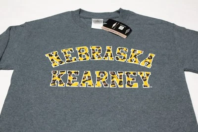 NEBRASKA KEARNEY LOPERS - GRAY CHEETAH PRINT - LONG SLEEVE MEDIUM SIZE T SHIRT!  - Image 1 of 4