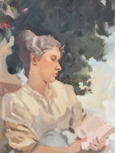 In The Garden Corfu- J. S. Sargent Master Copy (Oil On Canvas) Original Painting - Picture 1 of 6