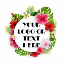 LOGO Printed Round Stickers, Personalised Round Labels - Company Name Labels