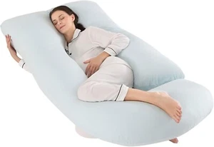 Pregnancy Pillow Maternity Full Body Pillow for Back Legs and Belly Support J - Picture 1 of 8