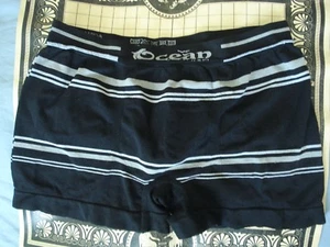 Ocean Men's Underwear Shorts color Black with strips size L - Picture 1 of 5