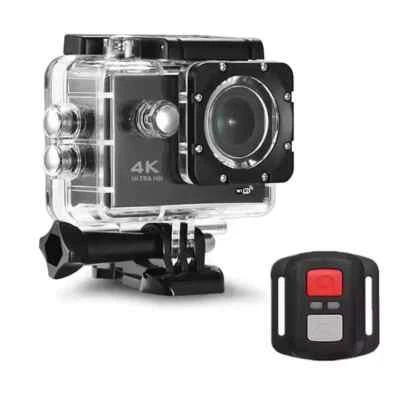 4K Sport Action Camera Ultra HD, WiFi 30M Waterproof, Remote and Accessories Kit - Image 1 of 4