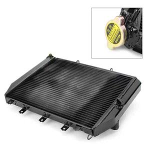 Cooling Radiator Cover Grill Black For Kawasaki Ninja ZX12R 2002 2003 2004 2005 - Picture 1 of 10