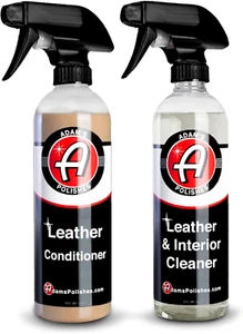 Leather Care Kit - Leather Cleaner & Leather Conditioner Car Cleaning Supplies | - Picture 1 of 12