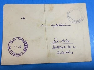 1945 Holocausto CV Doble Anillo Escondite Comité Conjunto Americano a Appelbaum - Imagen 1 de 2