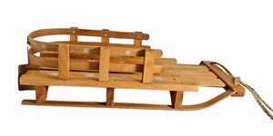 Boyds Bears Schlitten - Ludwigs Bärenberg Winter Holzschlitten 2002 - Bild 1 von 12