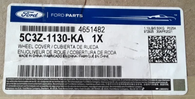 Tapacubos de cubierta de rueda central de 8 tacos 17" Super Duty F250 F350 2005-2016 original Ford Foto 1 de 3