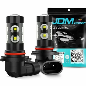 JDM ASTAR Bright White LED 9006 HB4 High Power 50W Fog Light Bulbs - Picture 1 of 12
