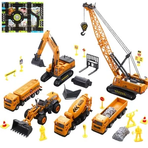 Süßes Stein Baufahrzeug Spielzeugauto Spielzeug 27-teiliges Set 3-in-1 Traktor Wor 663 - Bild 1 von 8