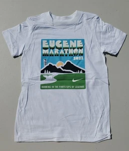 Nike Eugene Marathon 2022 Youth Extra Small YXS Shirt T-Shirt Running Oregon - Picture 1 of 9